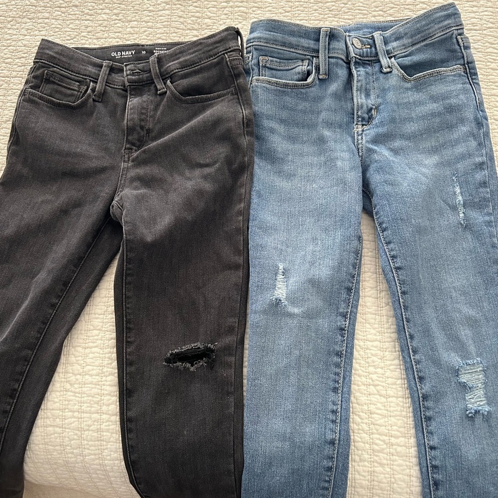 Old Navy Rockstar Jeggings girls size 10